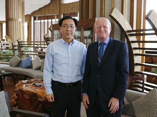 中免集團董事長、總經理 彭輝接受穆迪報道專訪