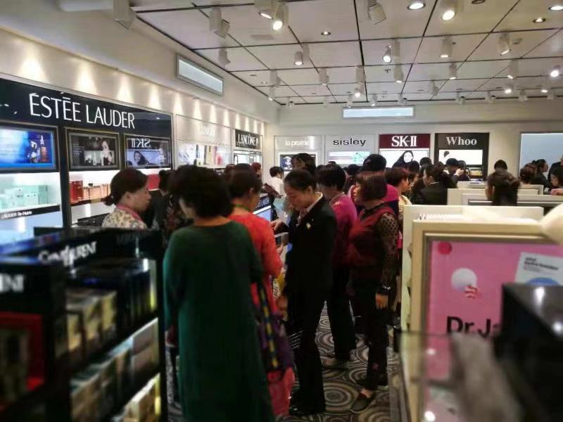 歌詩達郵輪大西洋號中免集團免稅店成功試營業